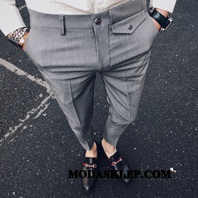 Męskie Spodnie Na Sprzedaż Slim Fit Lato Męska Chudy Casualowe Spodnie Khaki