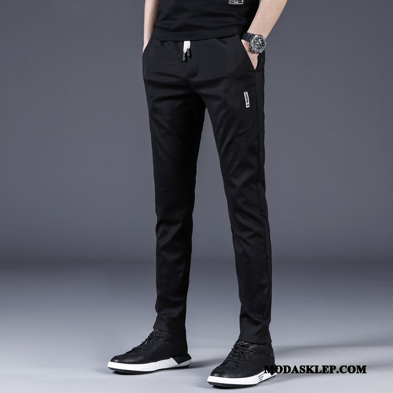 Męskie Spodnie Sprzedam Spodnie Dresowe Slim Fit Casualowe Spodnie Elastyczne Męska Szary
