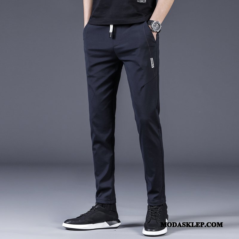 Męskie Spodnie Sprzedam Spodnie Dresowe Slim Fit Casualowe Spodnie Elastyczne Męska Szary