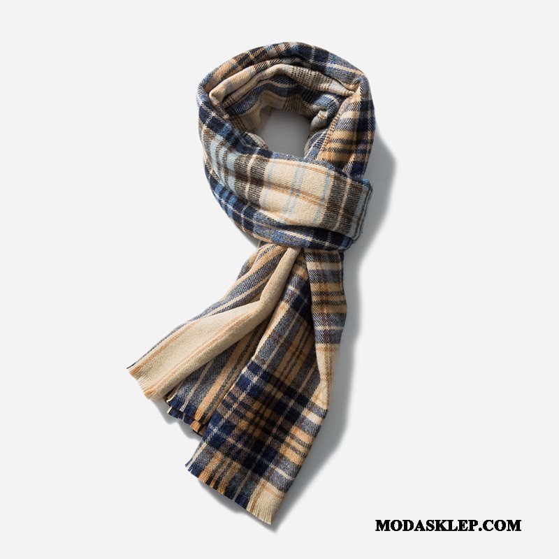 Męskie Szalik Oferta Mały Student Nowy Młodzież Trendy Khaki