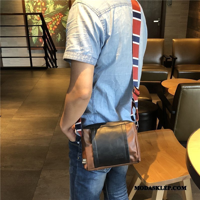 Męskie Torby Na Ramię Sklep Mini Mały Casual Vintage Osobowość Brązowy