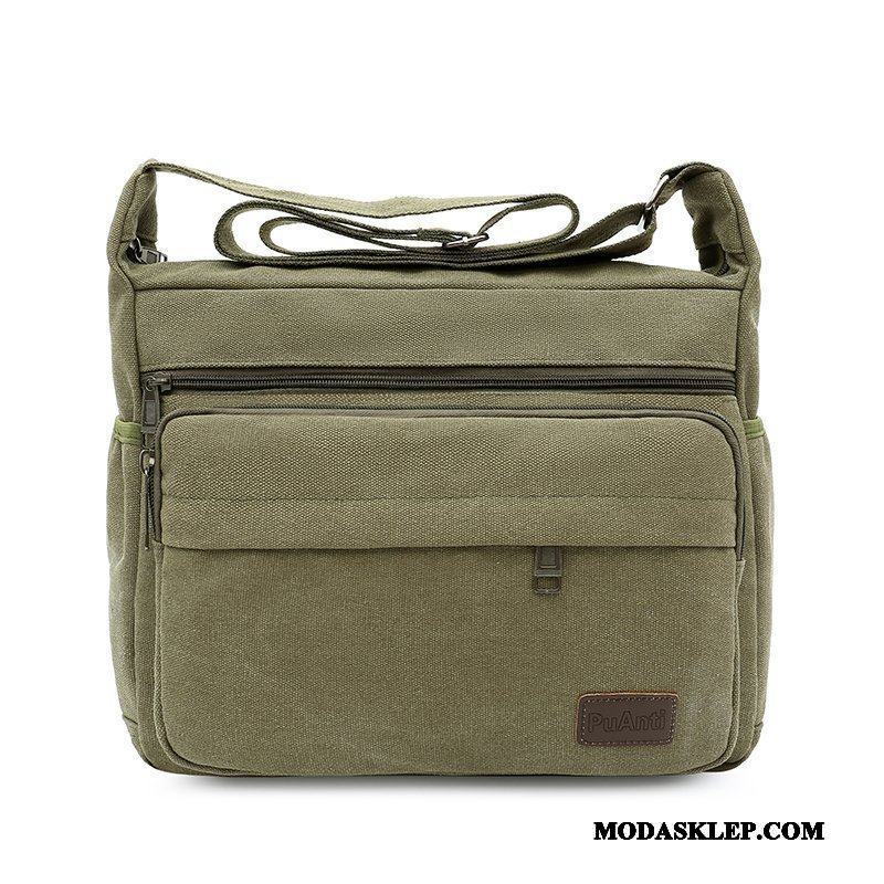 Męskie Torby Na Ramię Sprzedam Casual Torba Na Ramię Outdoor Męska Prosty Khaki