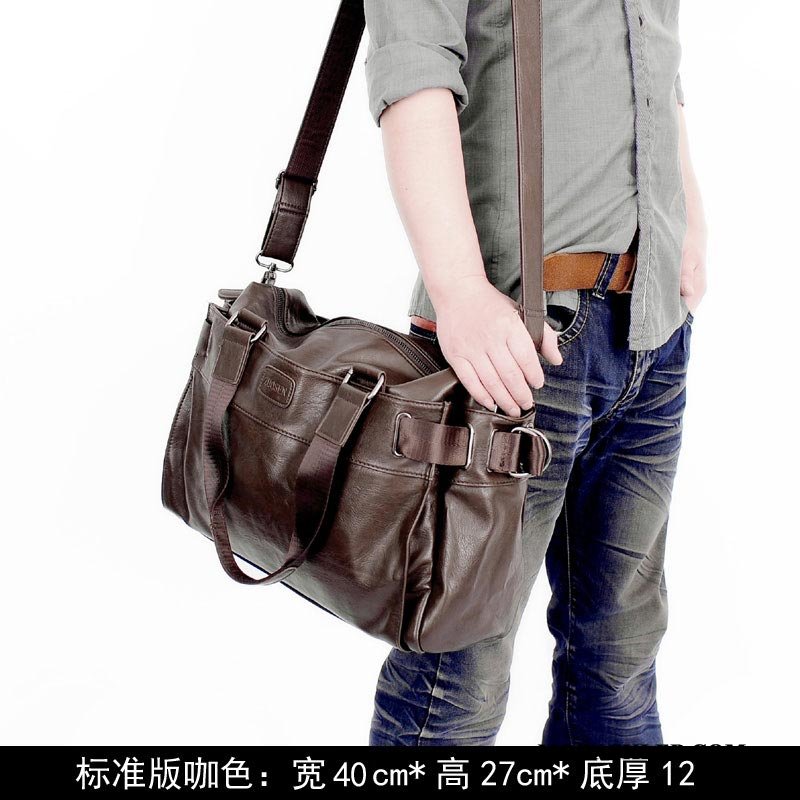 Męskie Torebki Online Męska Torba Na Ramię Torebka Trendy Casual Czarny