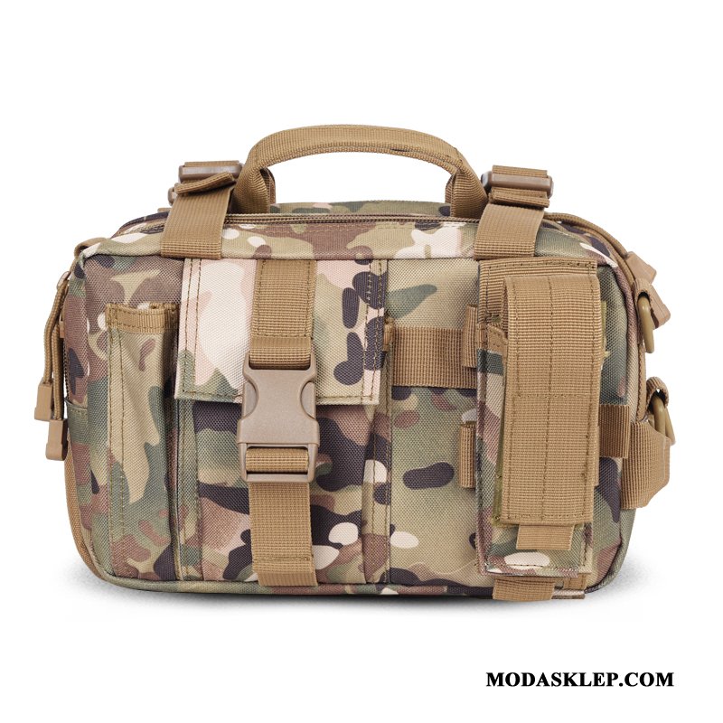 Męskie Torebki Sprzedam Torba Turystyczna Outdoor Torba Messenger Torebka Taktyka Khaki Kamuflaż
