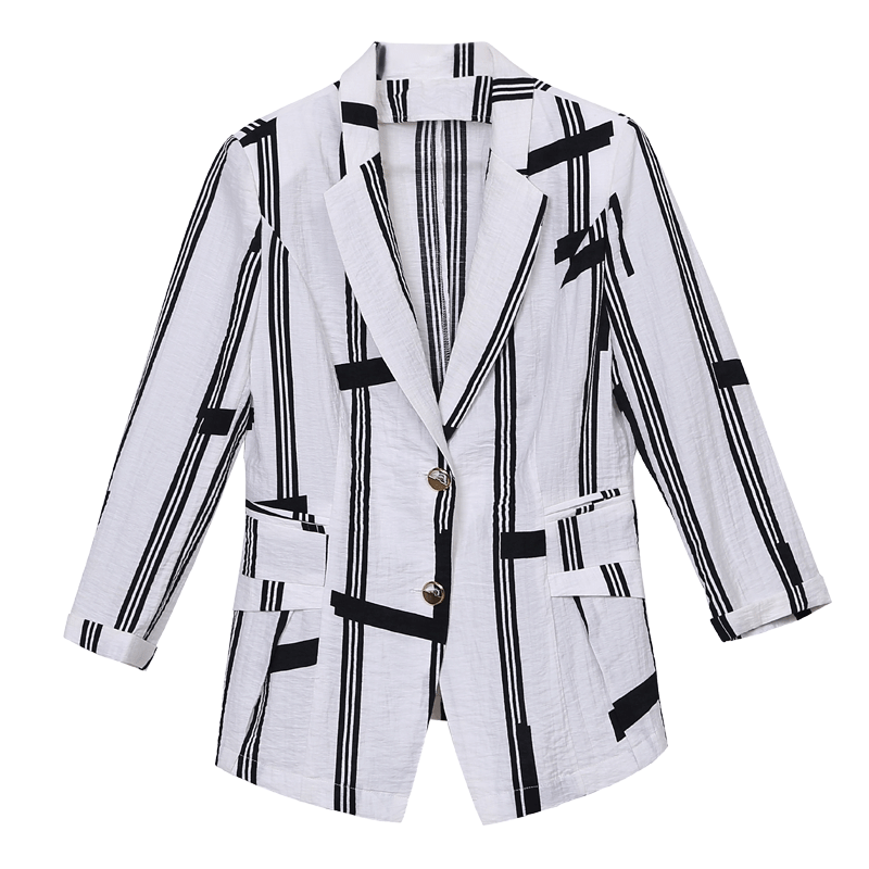 Damskie Blazer Sklep Jesień 2019 Damska Slim Fit Nowy Biały