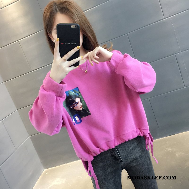 Damskie Bluza Z Kapturem Na Sprzedaż Tendencja Bluzy Z Kapturem Płaszcz Jesień Damska Róża