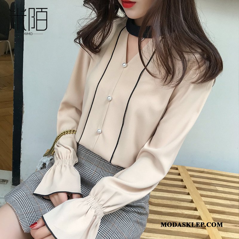 Damskie Bluzka Online Damska Szyfon Topy Moda Nowy