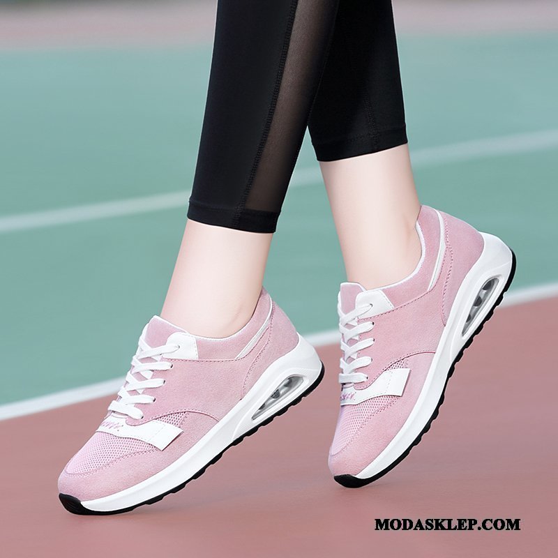 Damskie Buty Sportowe Kup 2019 Buty Do Biegania Lekkie Wszystko Pasuje Oddychające Proszek Czarny