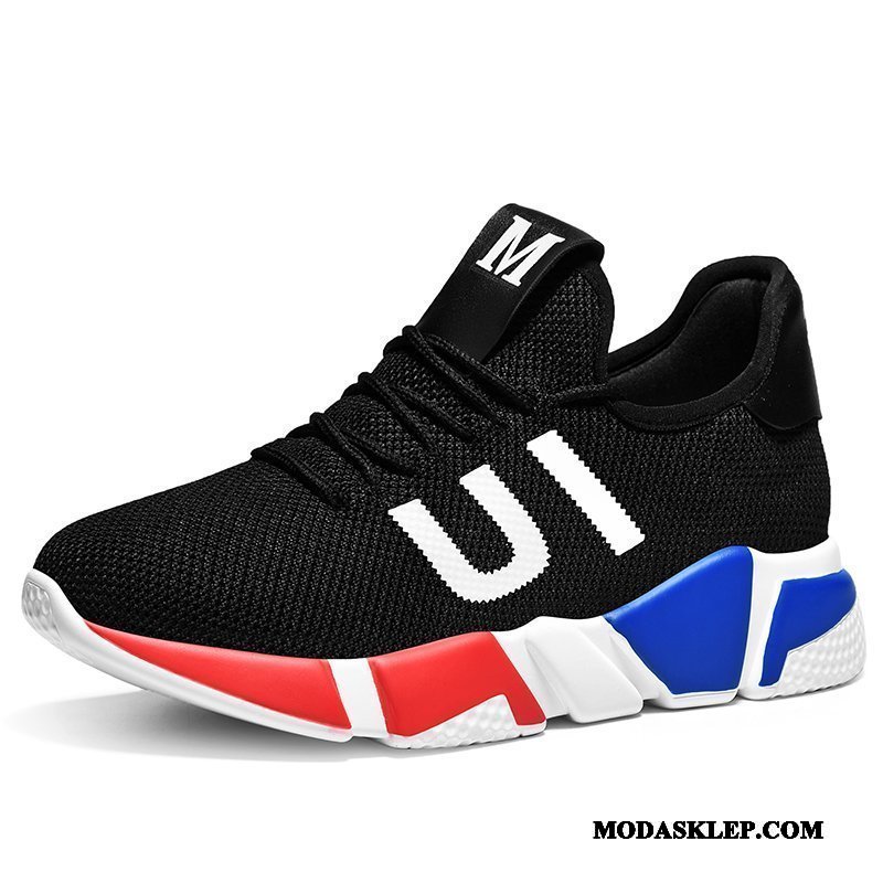 Damskie Buty Sportowe Sklep Casual Siatkowe Trampki 2019 Damska Czarny