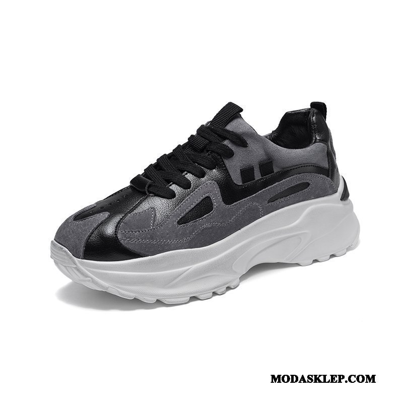 Damskie Buty Sportowe Tanie 2019 Casual Wiosna Vintage Wszystko Pasuje Czarny Czerwony