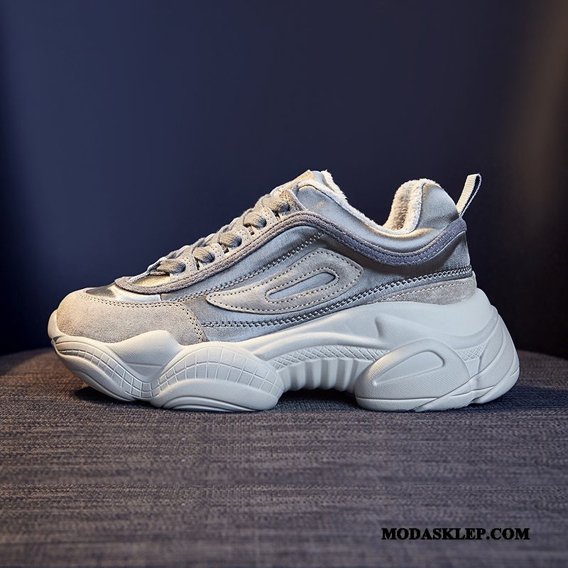 Damskie Buty Sportowe Tanie Wszystko Pasuje Wiosna Damska Tendencja Super Szary Czerwony