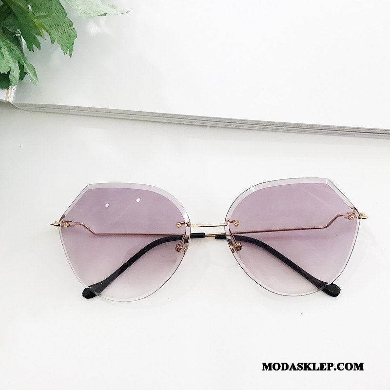 Damskie Okulary Przeciwsłoneczne Oferta Damska Gradient Trendy Nowy 2019 Fioletowy