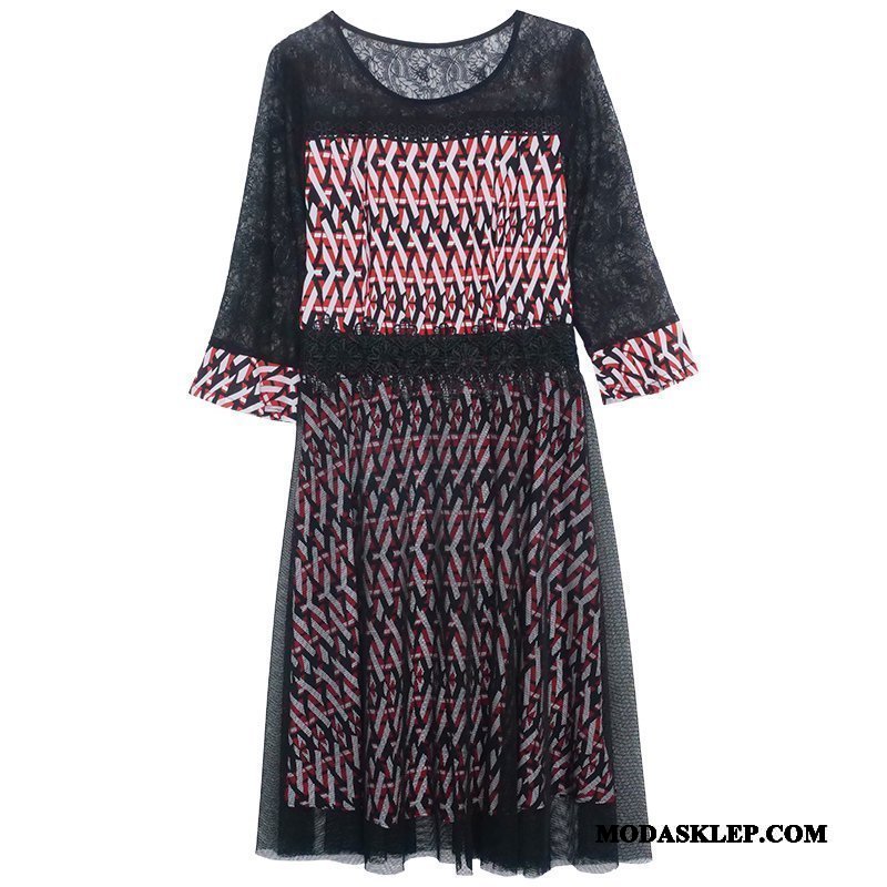 Damskie Sukienka Sprzedam Damska Nowy Lato Slim Fit Tendencja Czerwony