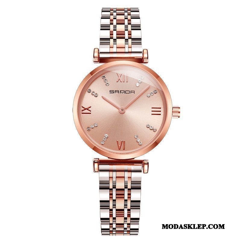 Damskie Zegarek Na Rękę Oferta Zegarek Kwarcowy Eleganckie Student Moda Oryginalne Złoty