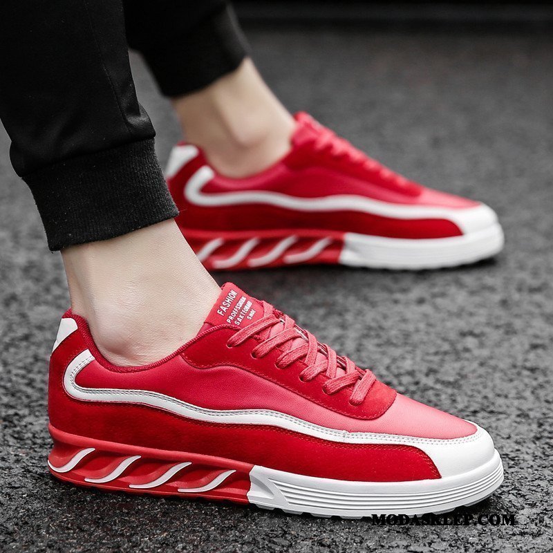 Męskie Buty Sportowe Sklep Tendencja Zima 2019 Buty Na Deskorolke Męska Czerwony