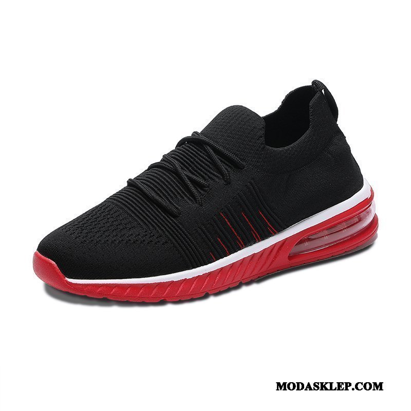 Męskie Buty Sportowe Tanie Lekkie Tendencja Wiosna 2019 Podróż Czarny