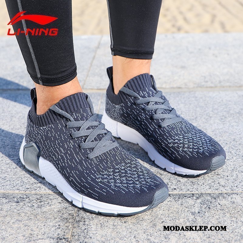 Męskie Buty Sportowe Tanie Trampki Lekkie Poduszka Powietrzna Buty Do Biegania 2019 Niebieski