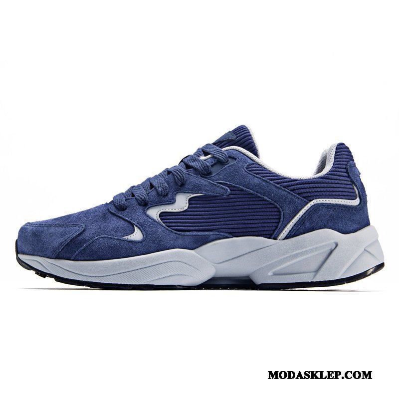 Męskie Buty Sportowe Tanie Wiosna Jogging 2019 Podróż Buty Do Biegania Niebieski