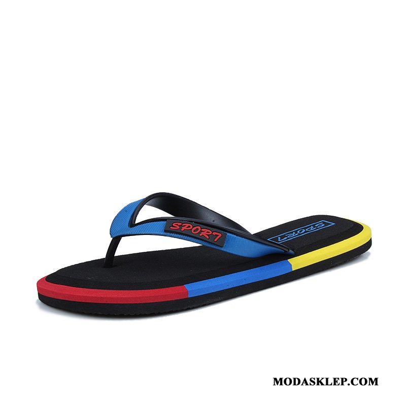 Męskie Japonki Tanie Buty Męska Outdoor Plażowe Tendencja Czarny Żółty