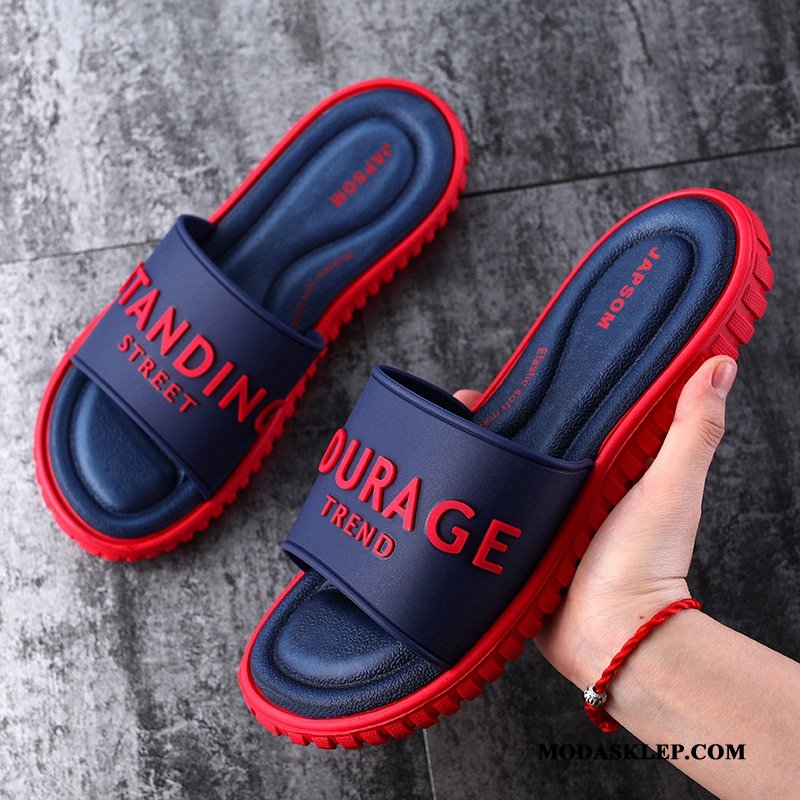 Męskie Kapcie Dyskont Moda Męska Tendencja Antypoślizgowe Outdoor Ciemno Niebieski