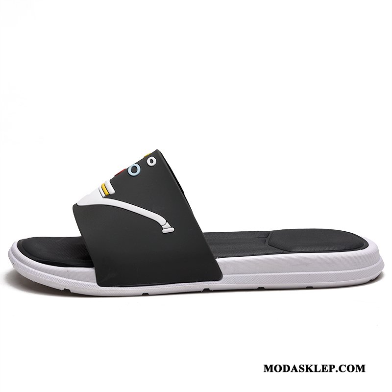 Męskie Kapcie Sprzedam Buty Plażowe Casual Lato Outdoor Czarny