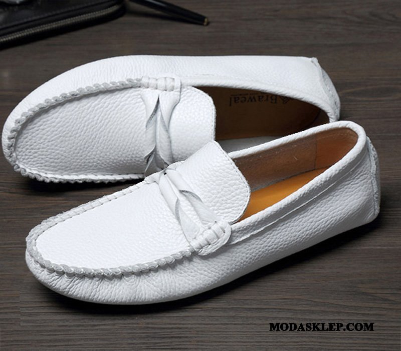 Męskie Mokasyny Sprzedam Osobowość Casual Tendencja Buty Męska Biały