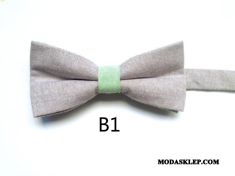 Męskie Muszka Kup Pan Młody Smok Groomsmen Cienkie Casual Szary Zielony