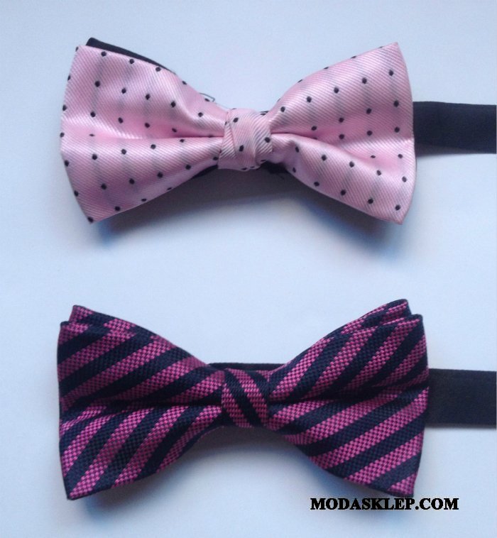 Męskie Muszka Oferta Męska Kołnierz Kwiatowy Casual Wysoki Koniec Moda Różowy