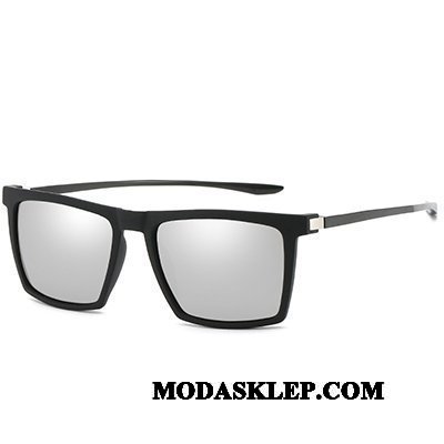 Męskie Okulary Przeciwsłoneczne Oferta 2019 Polaryzator Męska Kolorowe Trendy Srebrny Czarny