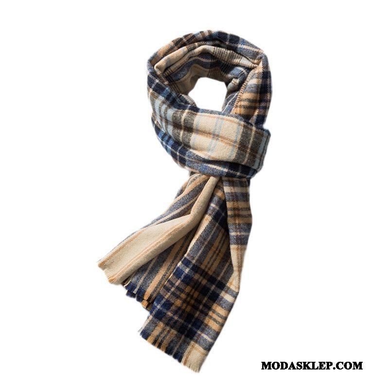 Męskie Szalik Oferta Mały Student Nowy Młodzież Trendy Khaki