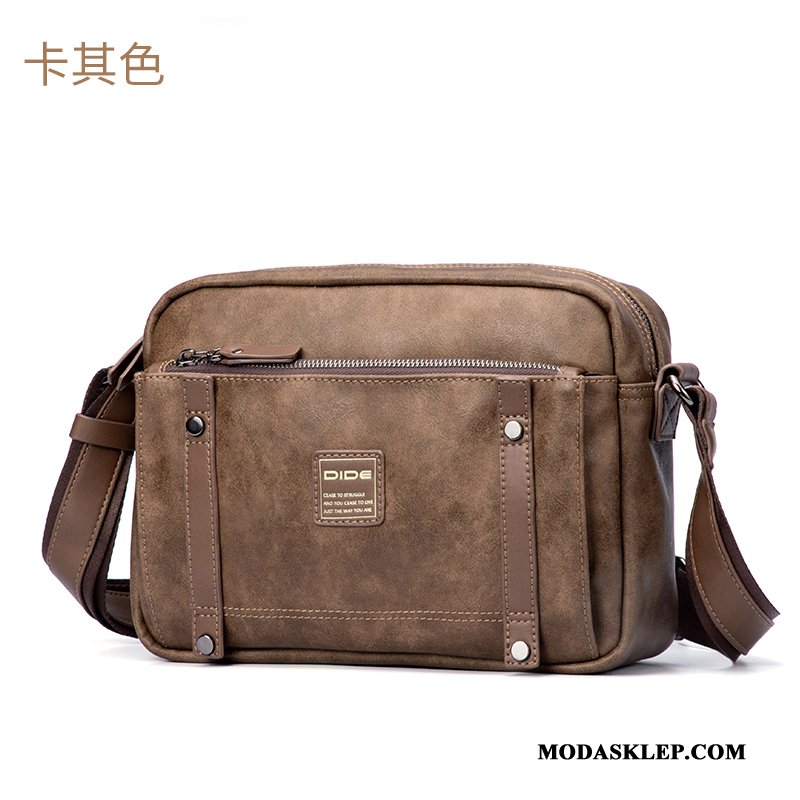 Męskie Torby Na Ramię Dyskont Młodzież Trendy Torba Na Ramię Casual Vintage Khaki
