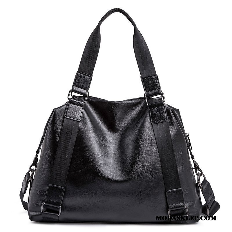 Męskie Torebki Oferta Swag Skóra Trendy Torba Messenger Torebka Czarny